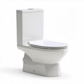 Wit keramisch toilet met geïntegreerde spoelbak afmetingen 70 x 40 x 80cm